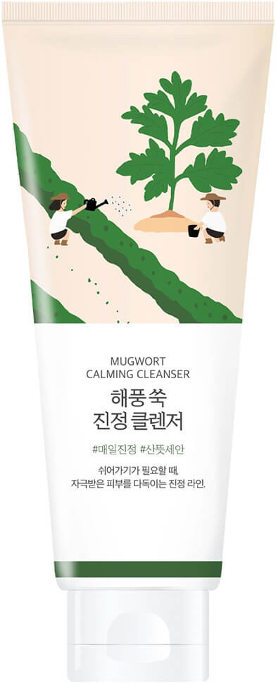 Пенка для умывания с экстрактом полыни «Mugwort Calming Cleanser» | Round Lab