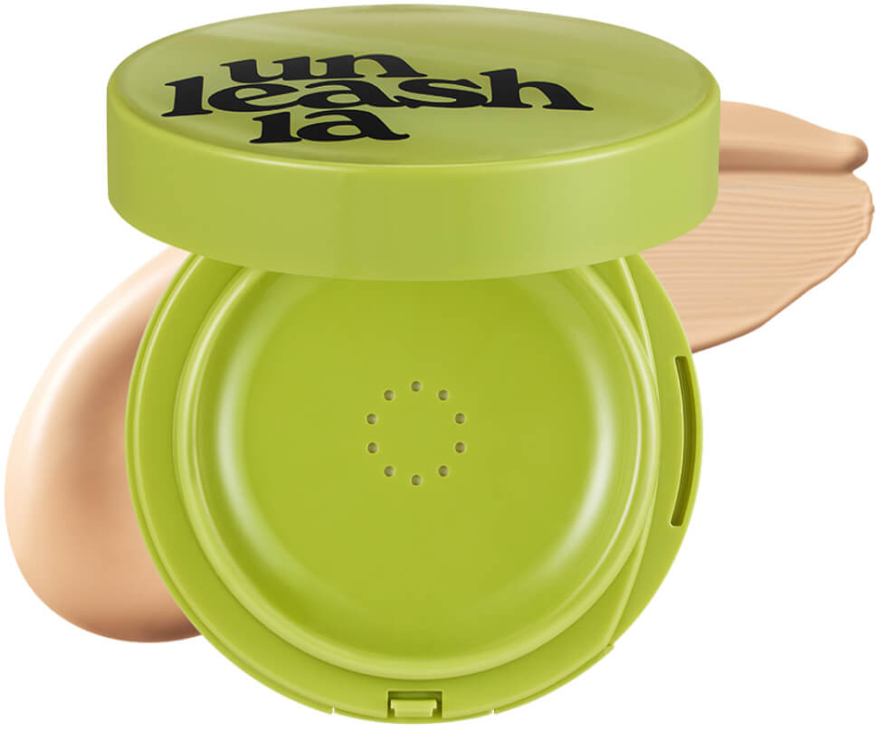 Кушон для лица тональный «Satin Wear Healthy-Green Cushion», оттенок 23W Bisque | Unleashia