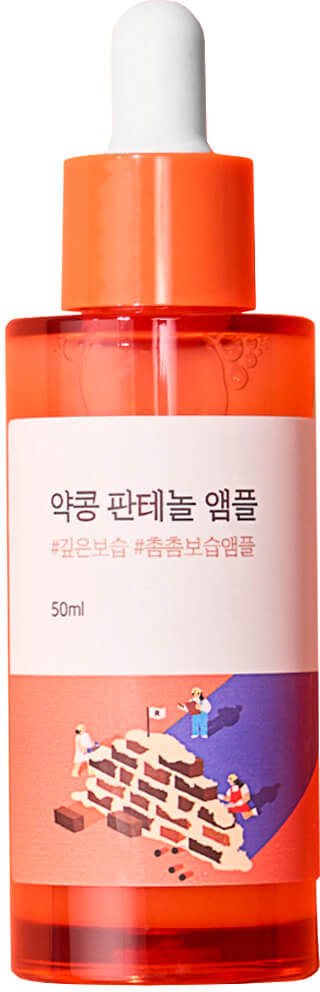 Барьерная ампула для лица с чёрной соей и пантенолом «Soybean Panthenol Ampoule» | Round Lab