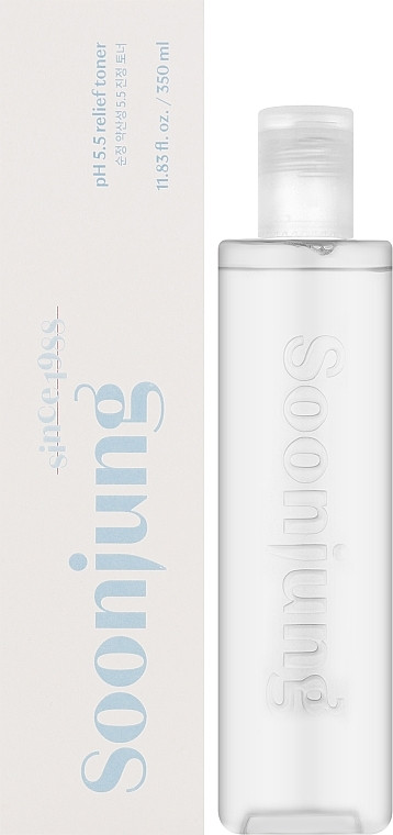 Тонер для чувствительной кожи лица «pH 5.5 Relief Toner» | Soon Jung | Etude House