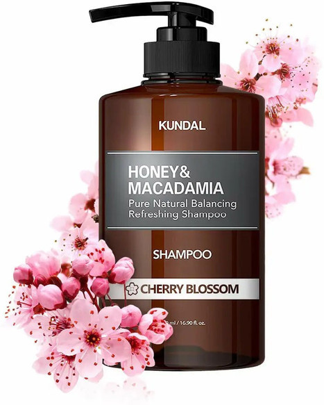 Шампунь для волос безсульфатный «Honey & Macadamia: Cherry Blossom» | Kundal