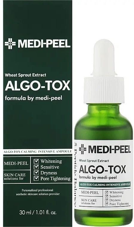 Детокс-сыворотка для лица успокаивающая «Algo-Tox Calming Intensive Ampoule» | 5 Peptide Balance | Medi Peel