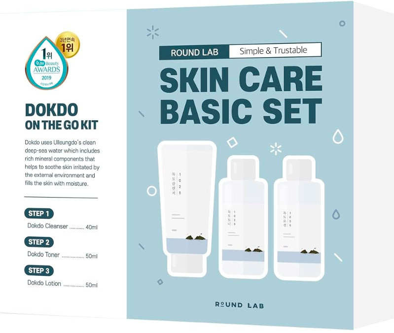 Набор миниатюр с комплексом минералов «1025 Dokdo On The Go Kit» | 1025 | Round Lab