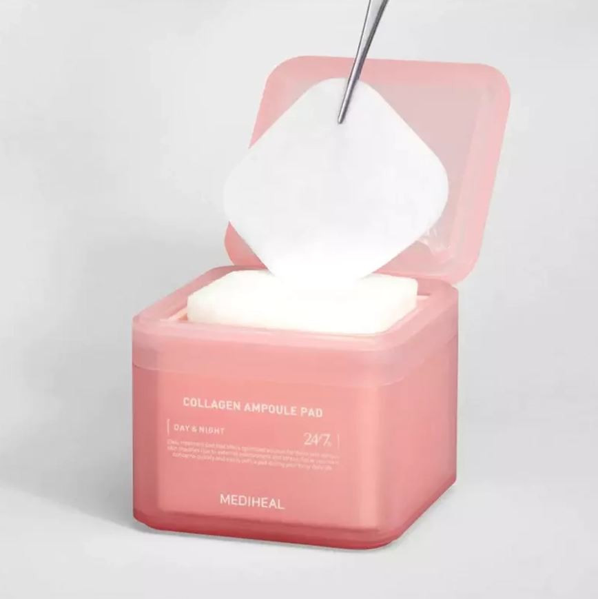Пэды для лица с коллагеном «Collagen Ampoule Pad» | Mediheal
