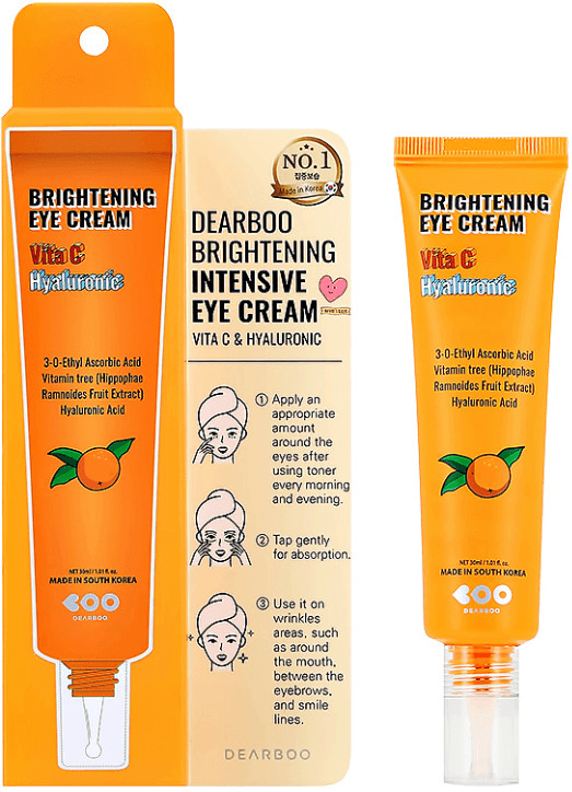 Крем для кожи вокруг глаз «Vita C Hyaluronic Brightening Eye Cream» | Dearboo