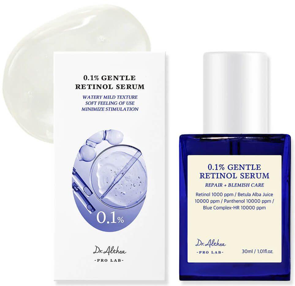 Cыворотка для лица с 0.1% ретинола и бакучиолом «Gentle Retinol Serum» | Dr. Althea
