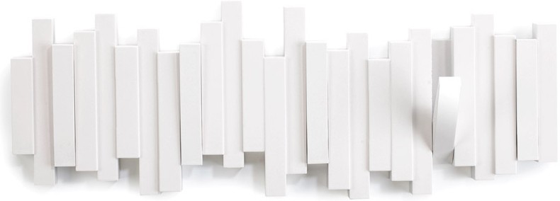 Вешалка настенная «Sticks», белая | Sticks | Umbra