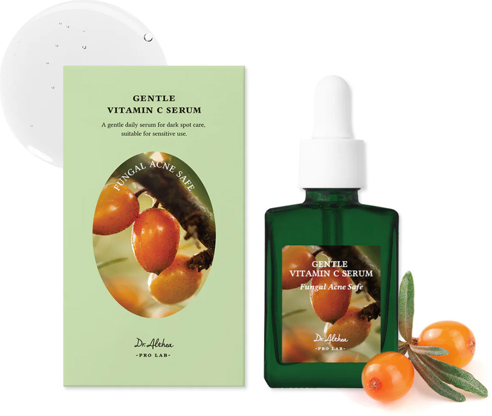Сыворотка для проблемной кожи лица с облепихой «Gentle Vitamin C Serum» | Dr. Althea