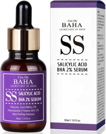Сыворотка для лица противовоспалительная с салициловой кислотой «Salicylic Acid 2% Serum» | Cos De BAHA