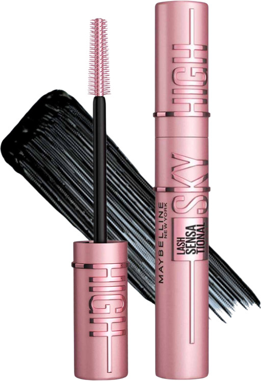 Тушь для ресниц удлиняющая «Sky High», оттенок Черный | Lash Sensational | Maybelline New York
