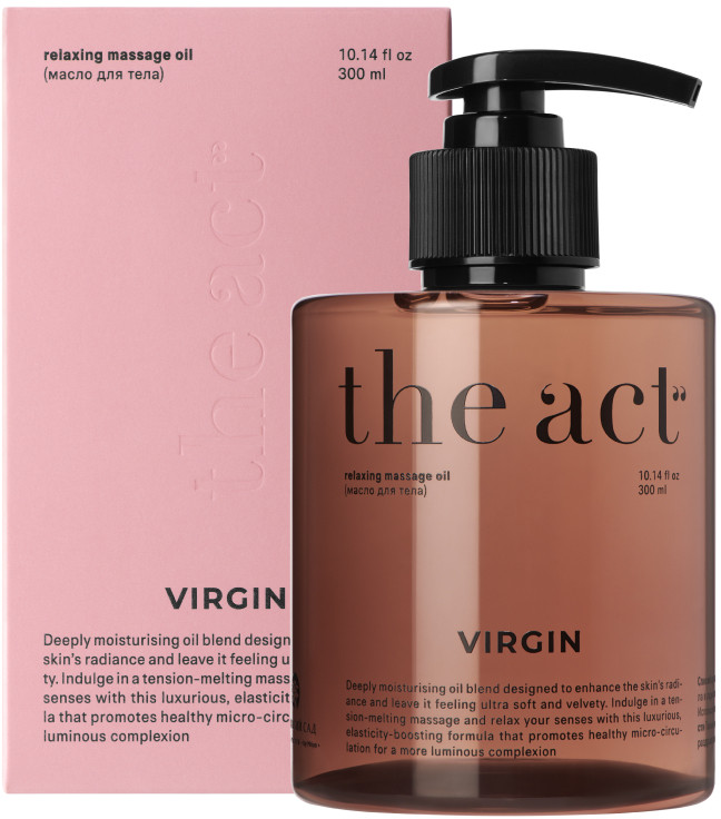 Масло для тела массажное парфюмированное «Relaxing Massage Oil Virgin» | The Act