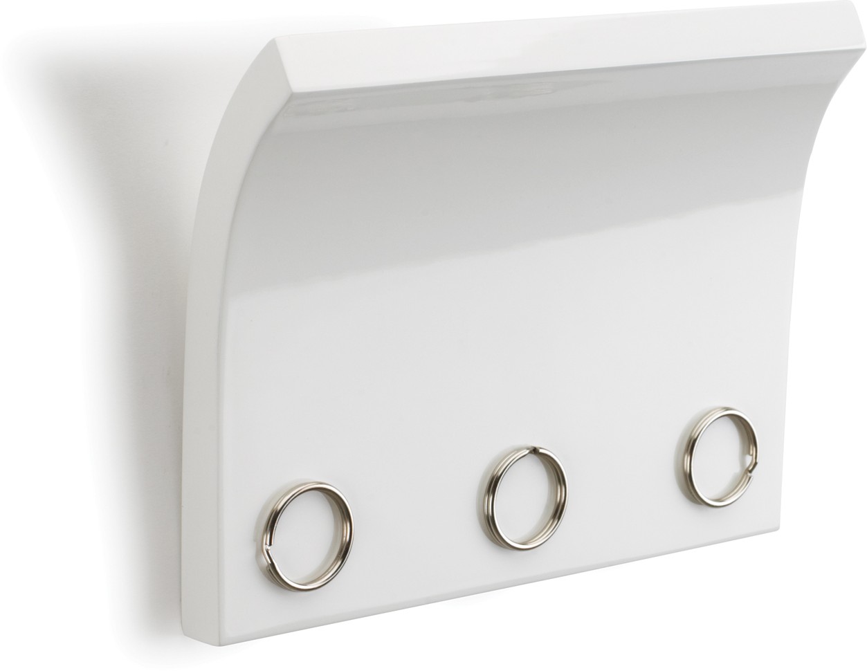 Держатель для ключей и писем «Magnetter», белый | Umbra