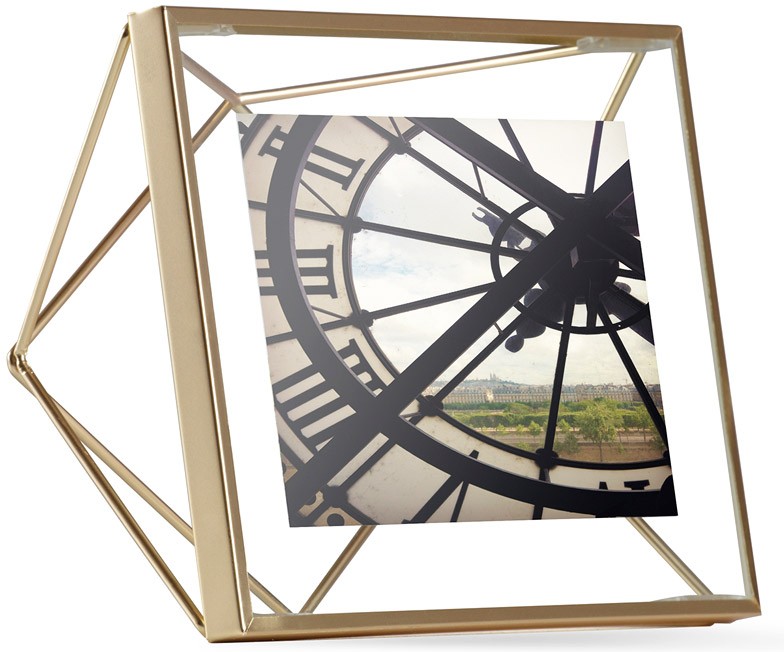 Фоторамка «Prisma» (10х10 см), золотистая | Prisma | Umbra