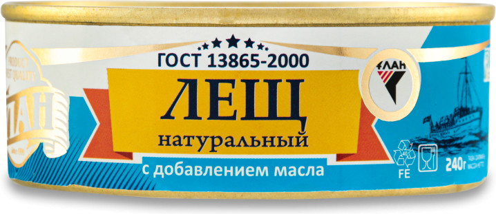 Лещ натуральный с добавлением масла | Улан