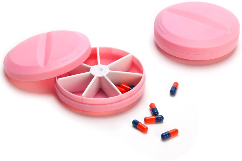Таблетница «Pillbox», розовая | OTOTO