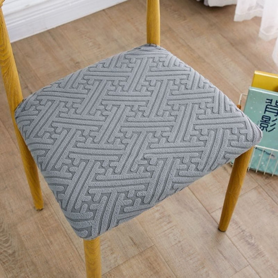 Чехол на стул с объёмной текстурой на резинке