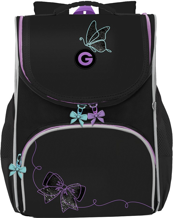 Рюкзак школьный с мешком для обуви | RAm | Grizzly