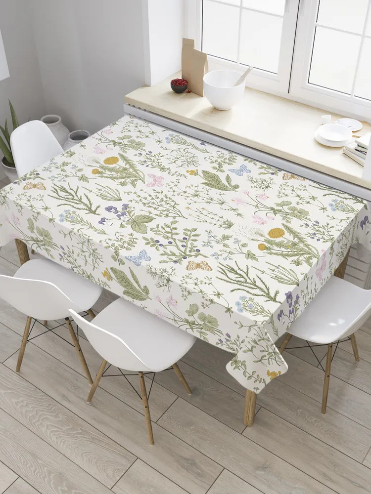 Скатерть «Полевой гербарий» | Полевой гербарий | JoyArty