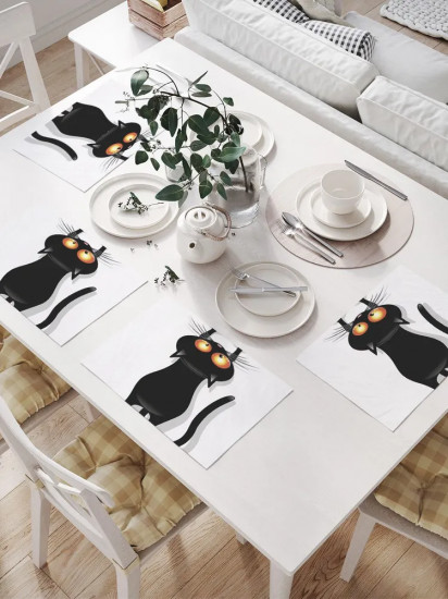 Комплект салфеток «Кот-шкодник»