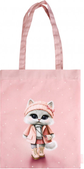 Сумка-шоппер «Кошечка в пальто»