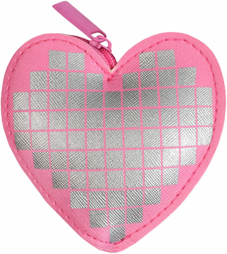 Кошелёк для банкнот и монет «Серебряное сердечко» | Феникс +