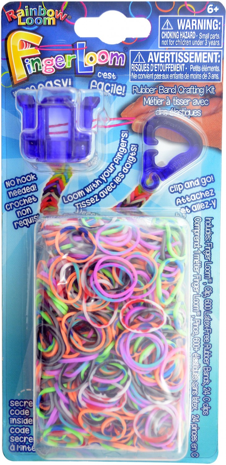 Набор для плетения браслетов, фиолетовый | Rainbow Loom