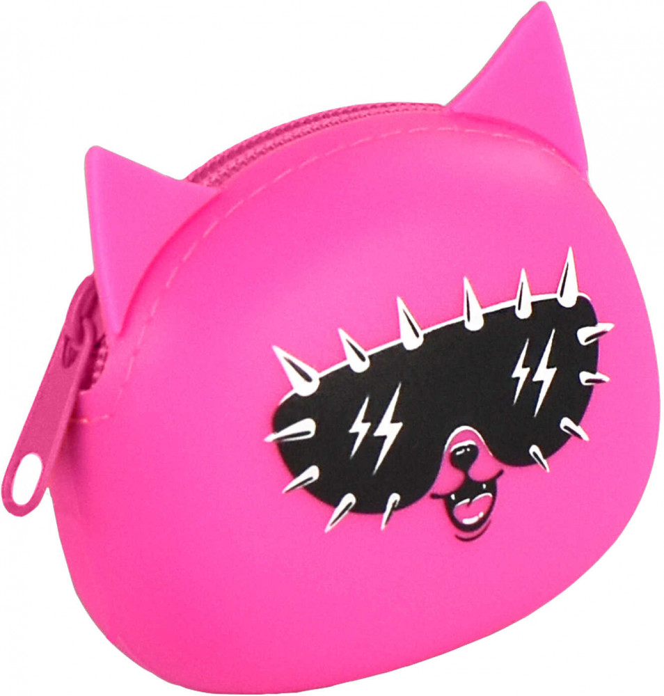 Кошелёк для банкнот и монет «Котенок панк» | Милые зверята | Феникс +