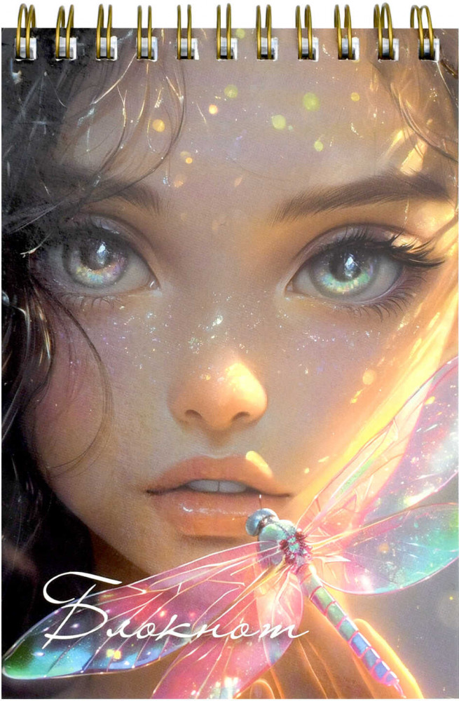 Блокнот «Девушка и стрекоза» | Феникс +