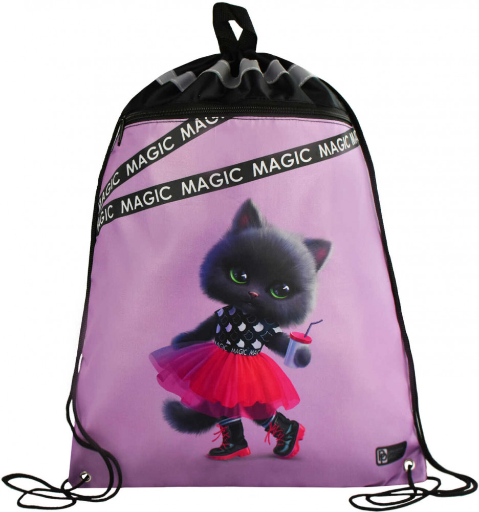 Мешок для сменной обуви «Кошечка в юбочке» | Городские кошечки | Феникс +