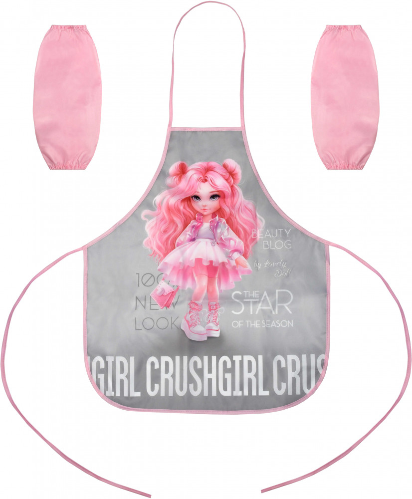 Фартук с нарукавниками для уроков труда и рисования «Красотка» | Фешн девочки | Феникс +