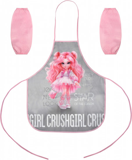 Фартук с нарукавниками для уроков труда и рисования «Красотка»