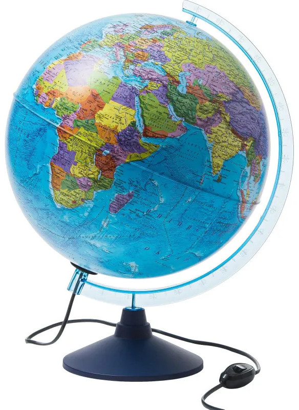 Глобус интерактивный политический с подсветкой с VR-очками | Globen