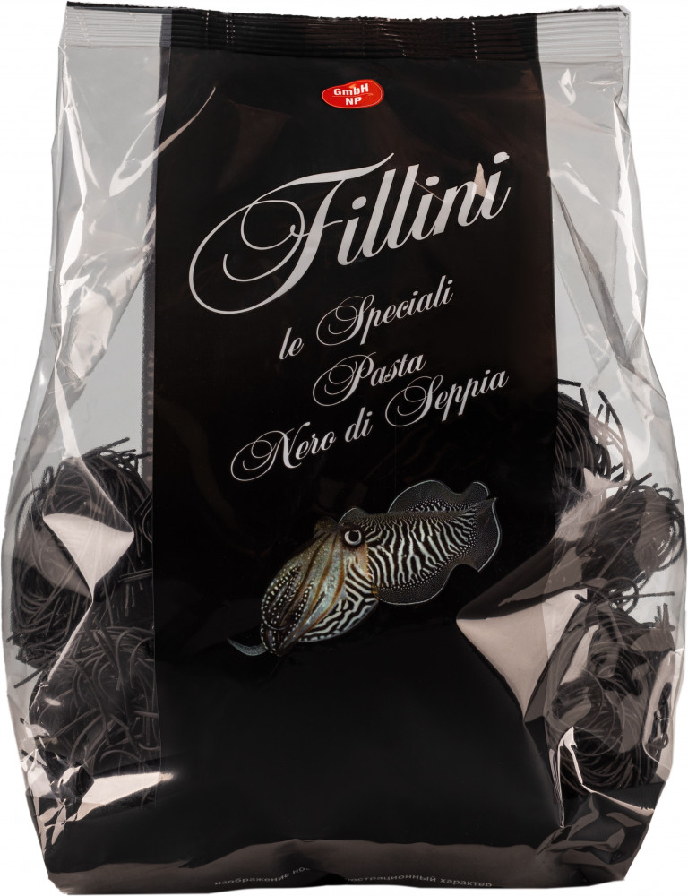 Гнезда «Спагеттини с чернилами каракатицы» | Fillini