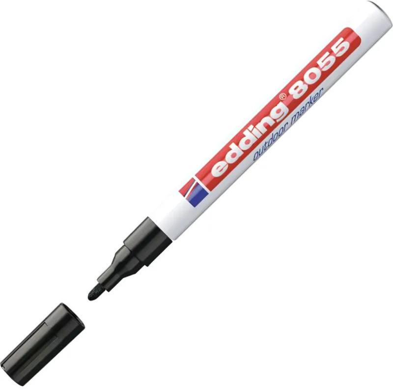 Маркер для наружных работ, цвет черный | Edding