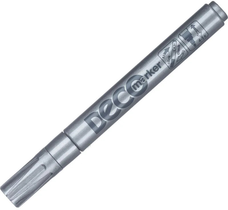 Маркер лаковый, цвет серебряный | ICO