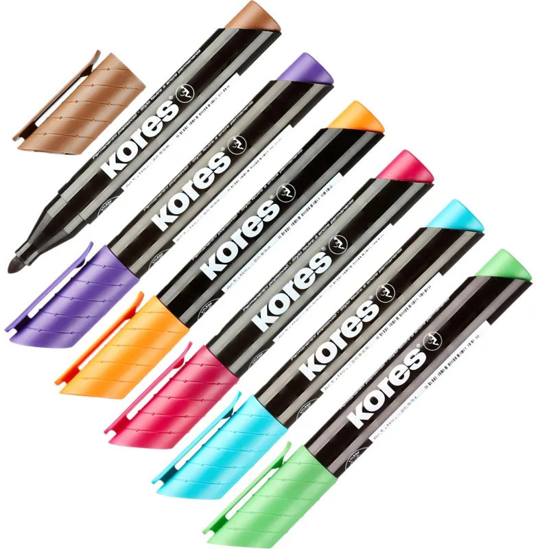 Набор маркеров перманентных | Kores