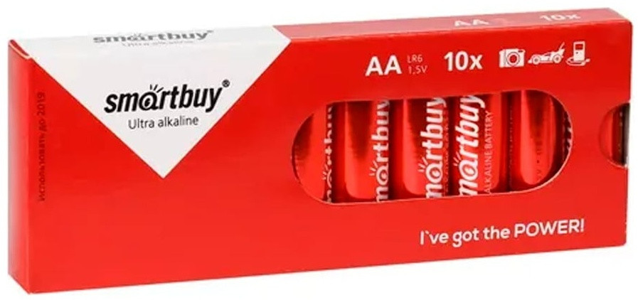 Набор батареек алкаиновых SBBA-2A10BX | Smartbuy