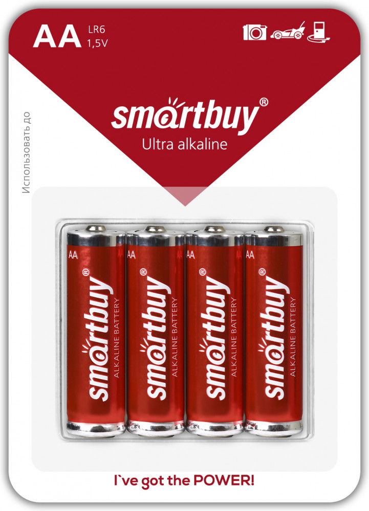 Набор батареек алкаиновых SBBA-2A04B | Smartbuy