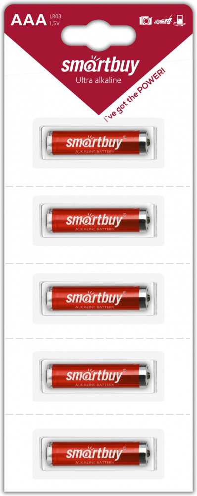 Набор батареек алкалиновых SBBA-3A05B | Smartbuy