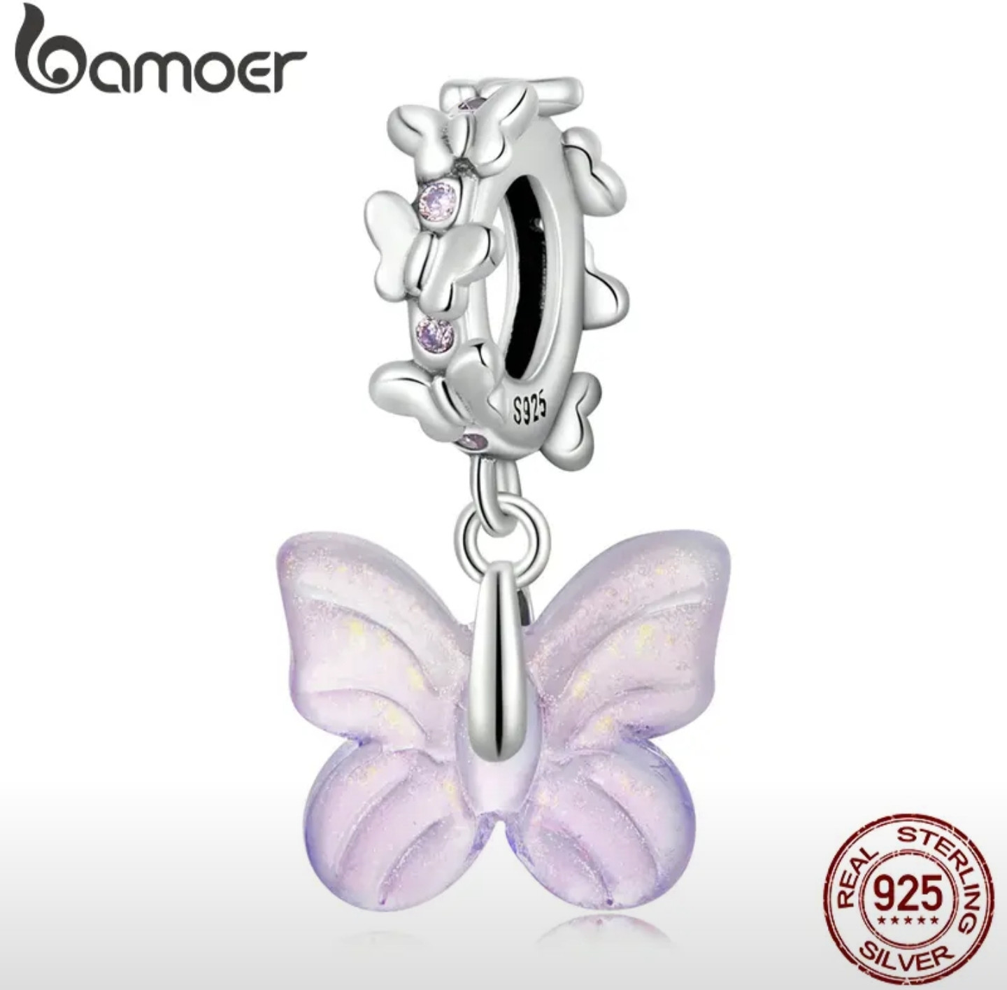 Шарм-подвеска «Лёгкость бабочки» | Bamoer