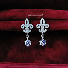 Серьги из серебра «Ою»