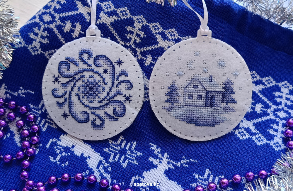 Новогодняя игрушка «Сказочный домик»