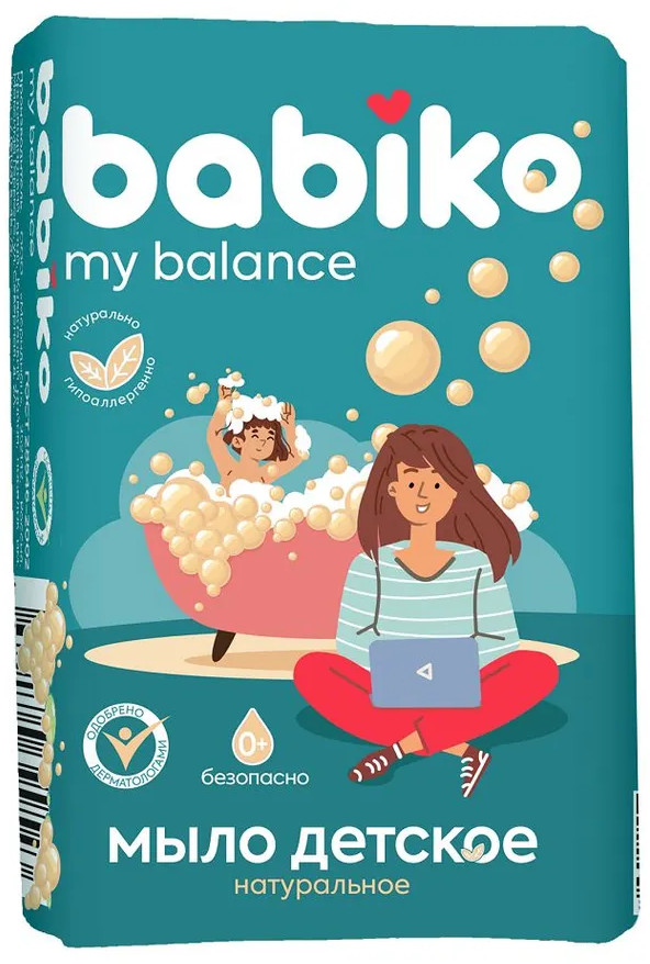 Мыло твердое детское «Натуральное» | My Balance | Babiko