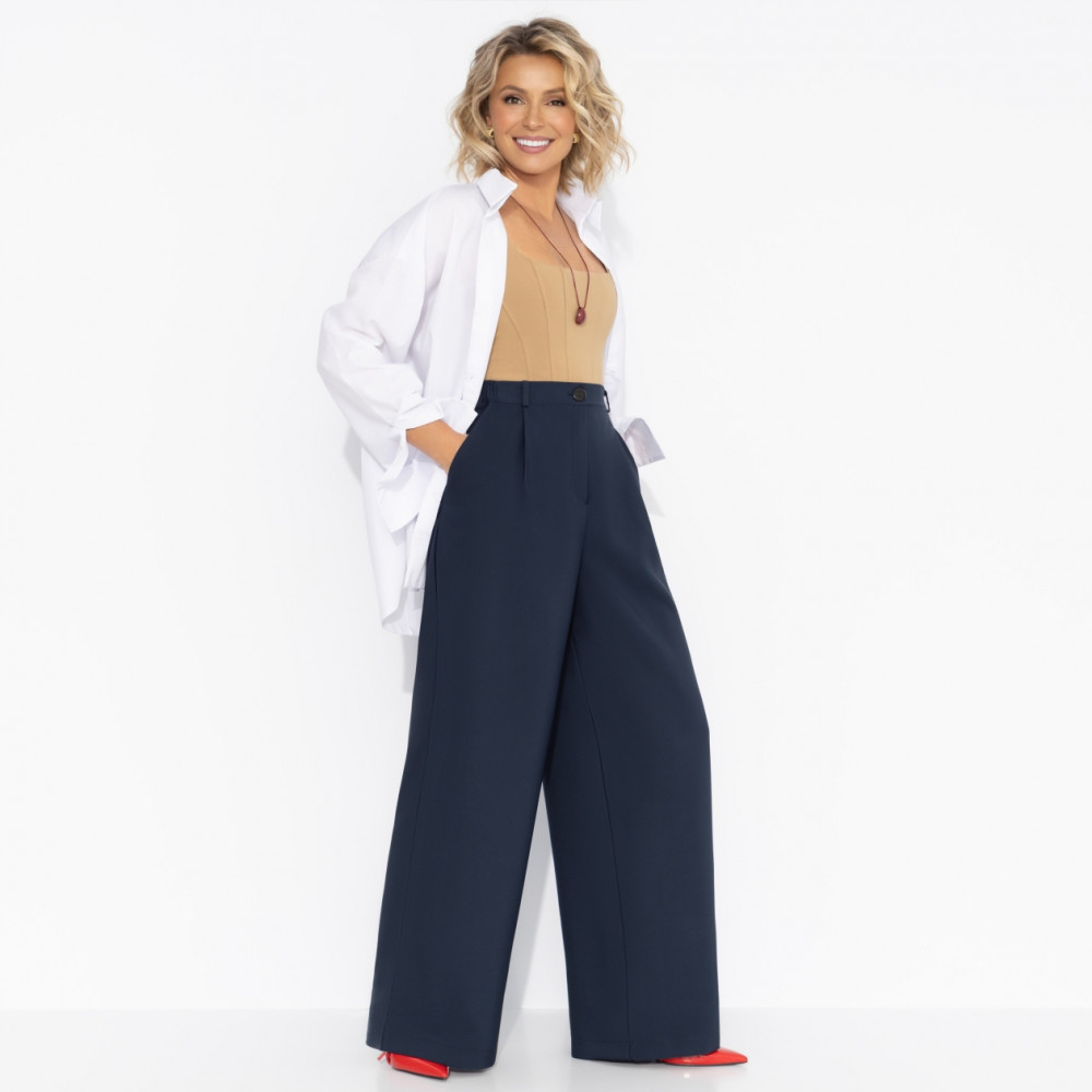 Брюки женские «Легкой походкой (deep blue)» | Charutti