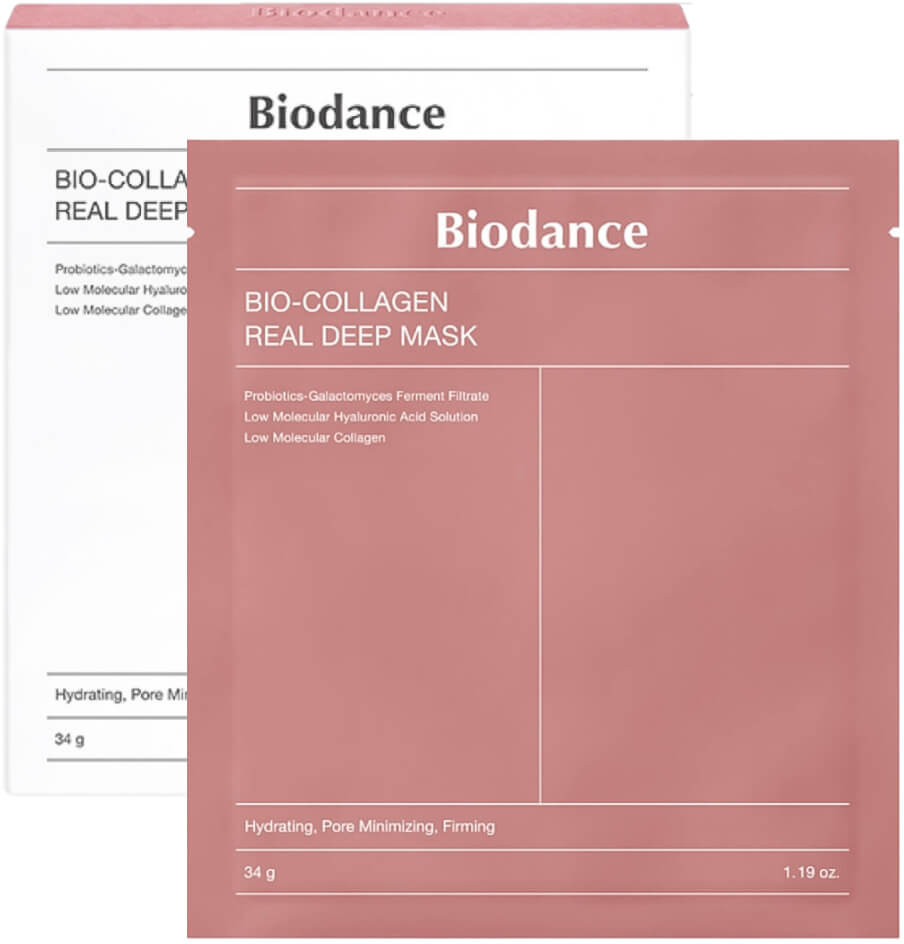 Наборночных гидрогелевых масок для лица с коллагеном для эластичности кожи «Bio-Collagen Real Deep Mask» | Biodance