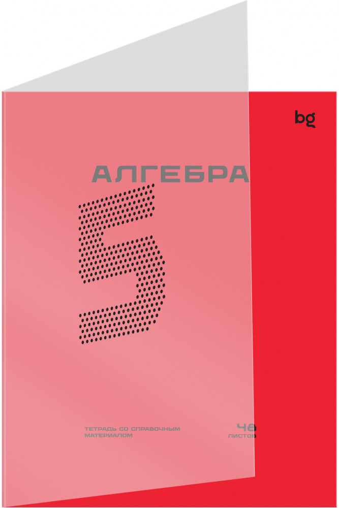 Тетрадь предметная «Алгебра» | Перфокарта | BG