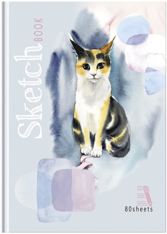 Скетчбук «Трехцветная кошка» | BG