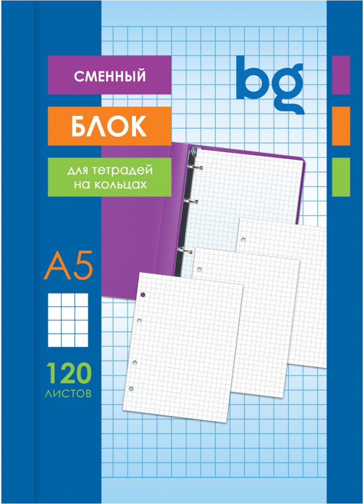 Сменный блок для тетради с вкладышем | BG