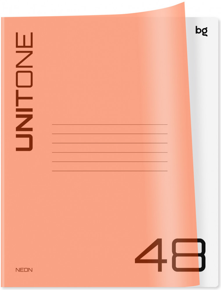 Тетрадь с пластиковой обложкой «Neon» | UniTone | BG