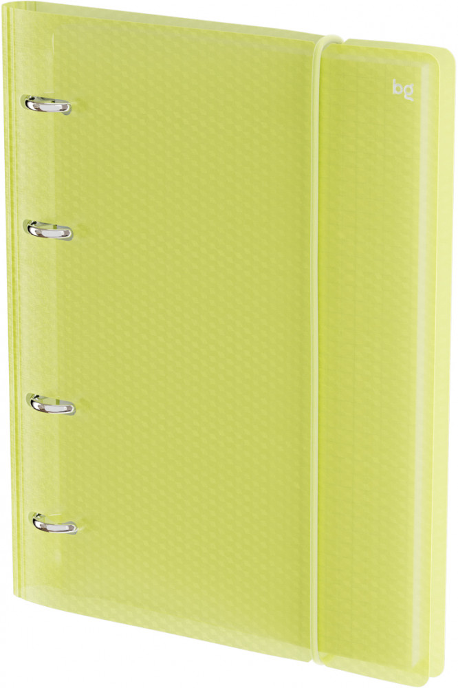 Тетрадь с пластиковой обложкой и фиксирующей резинкой | Neon | BG